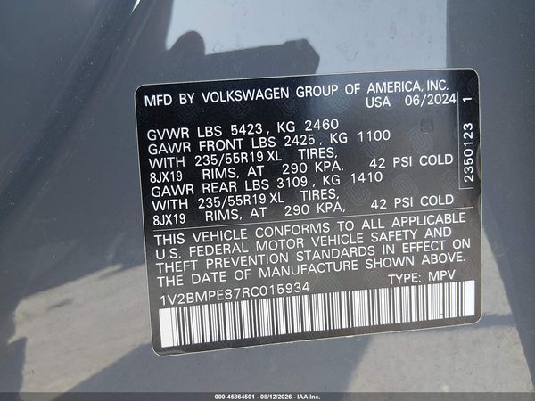 2024 VOLKSWAGEN ID.4 STANDARD — I9