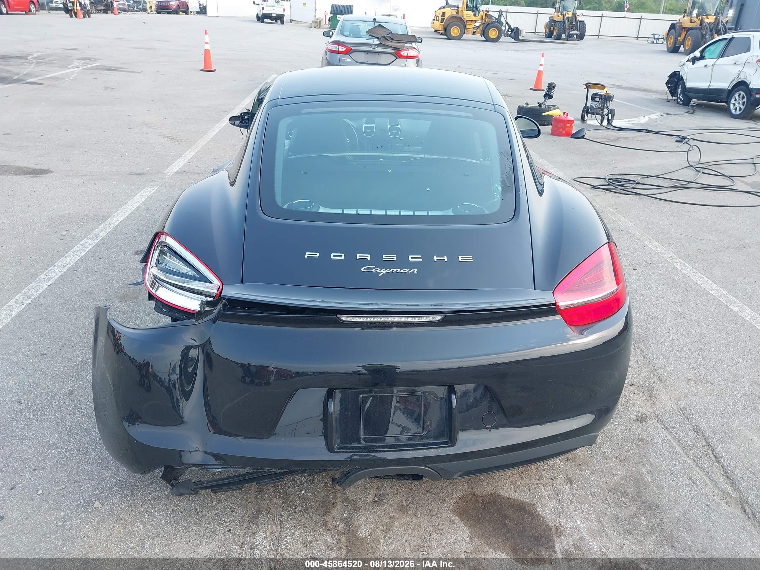 2016 PORSCHE CAYMAN BLACK EDITION