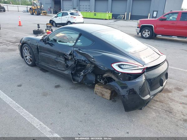 2016 PORSCHE CAYMAN BLACK EDITION