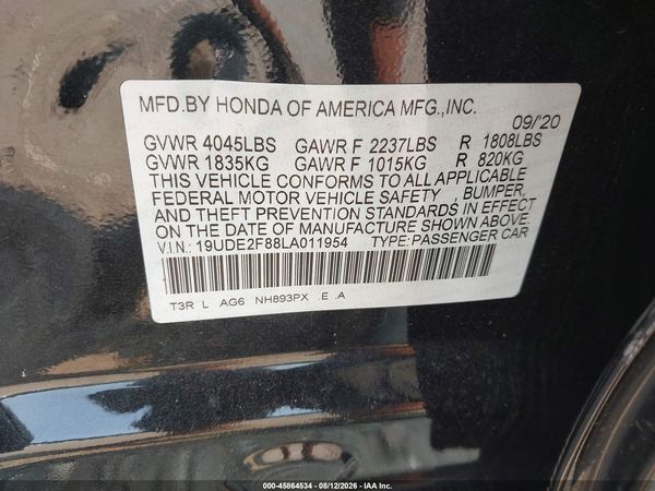 2020 ACURA ILX