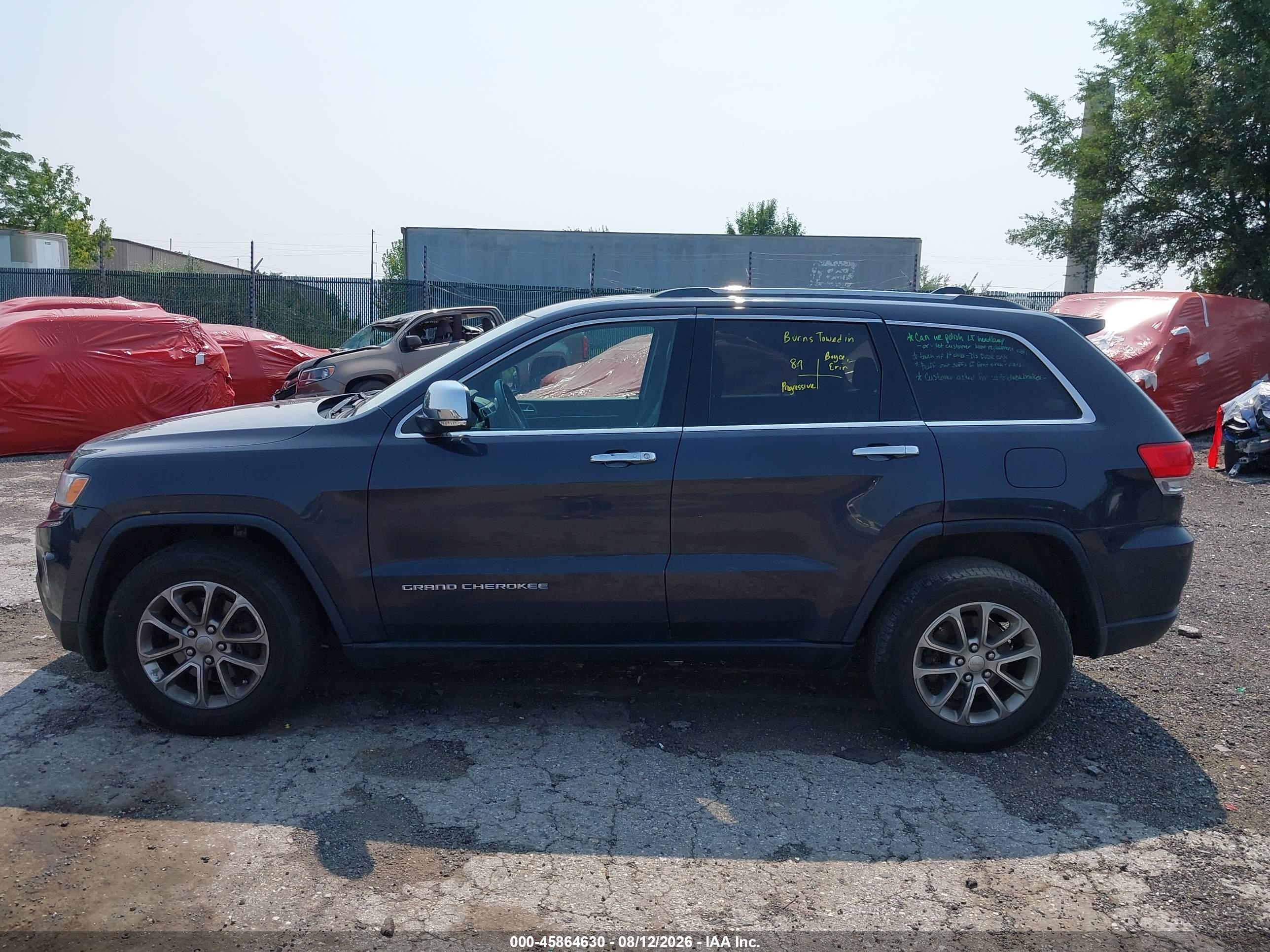 2016 JEEP GRAND CHEROKEE LIMITED