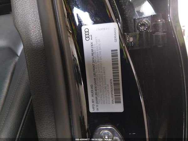2019 AUDI A3 45 PREMIUM
