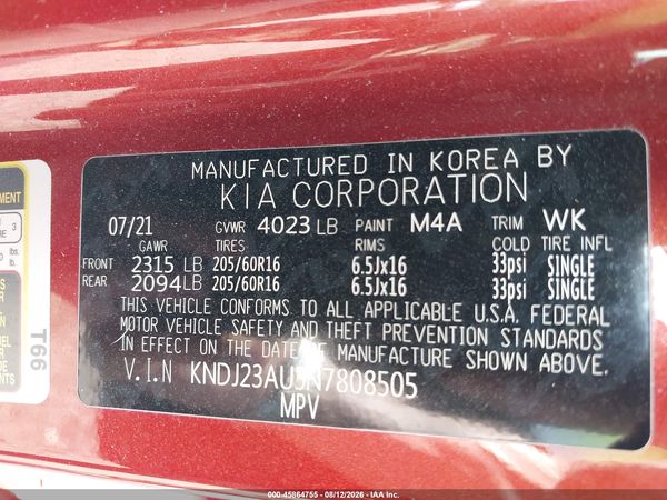 2022 KIA SOUL LX