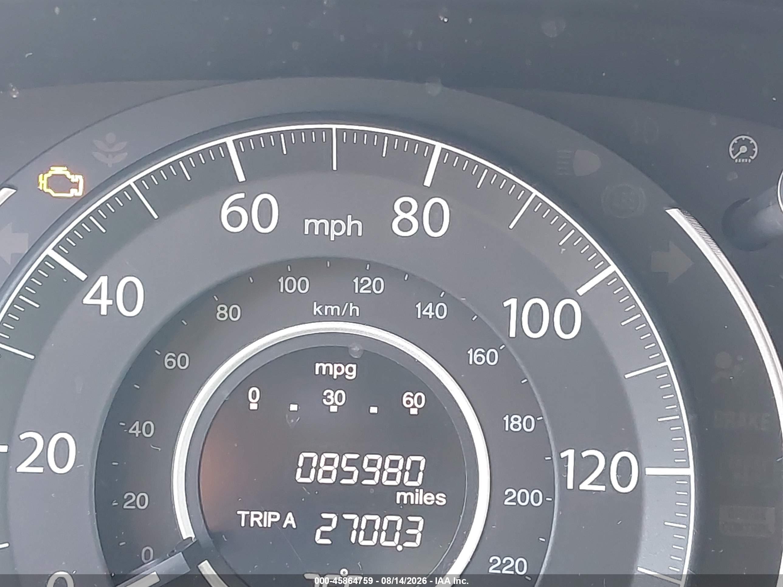 2016 HONDA CR-V EX