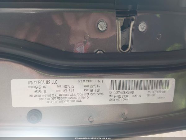 2018 CHRYSLER 300 300S AWD