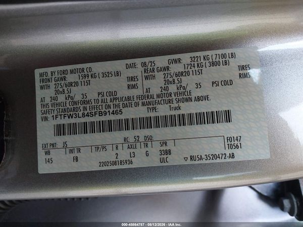 2025 FORD F-150 XLT