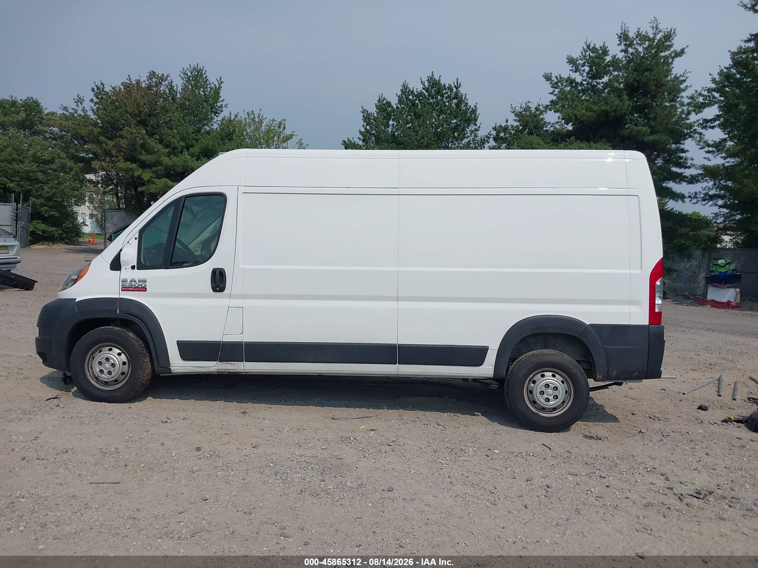2021 RAM PROMASTER 2500 HIGH ROOF 159 WB
