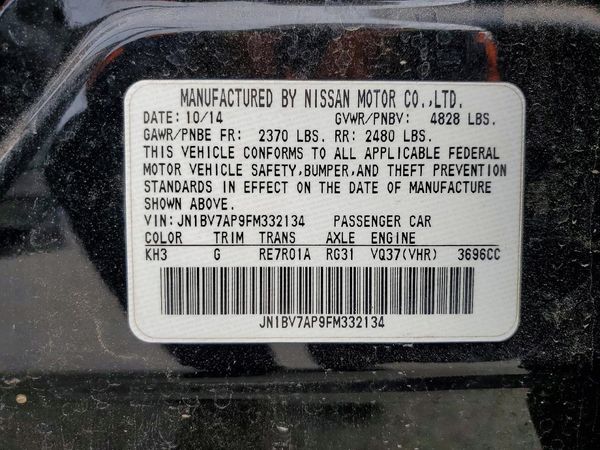 2015 INFINITI Q50