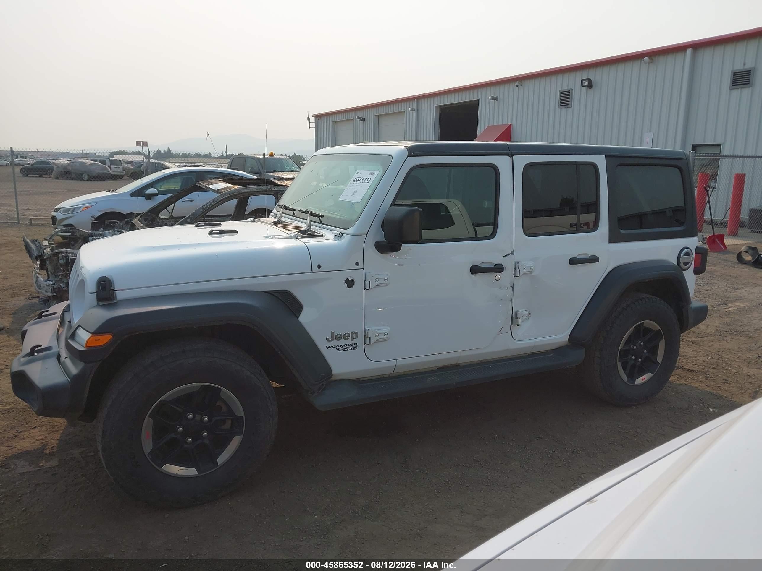 2018 JEEP WRANGLER UNLIMITED SPORT S 4X4