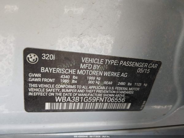 2015 BMW 320I SA