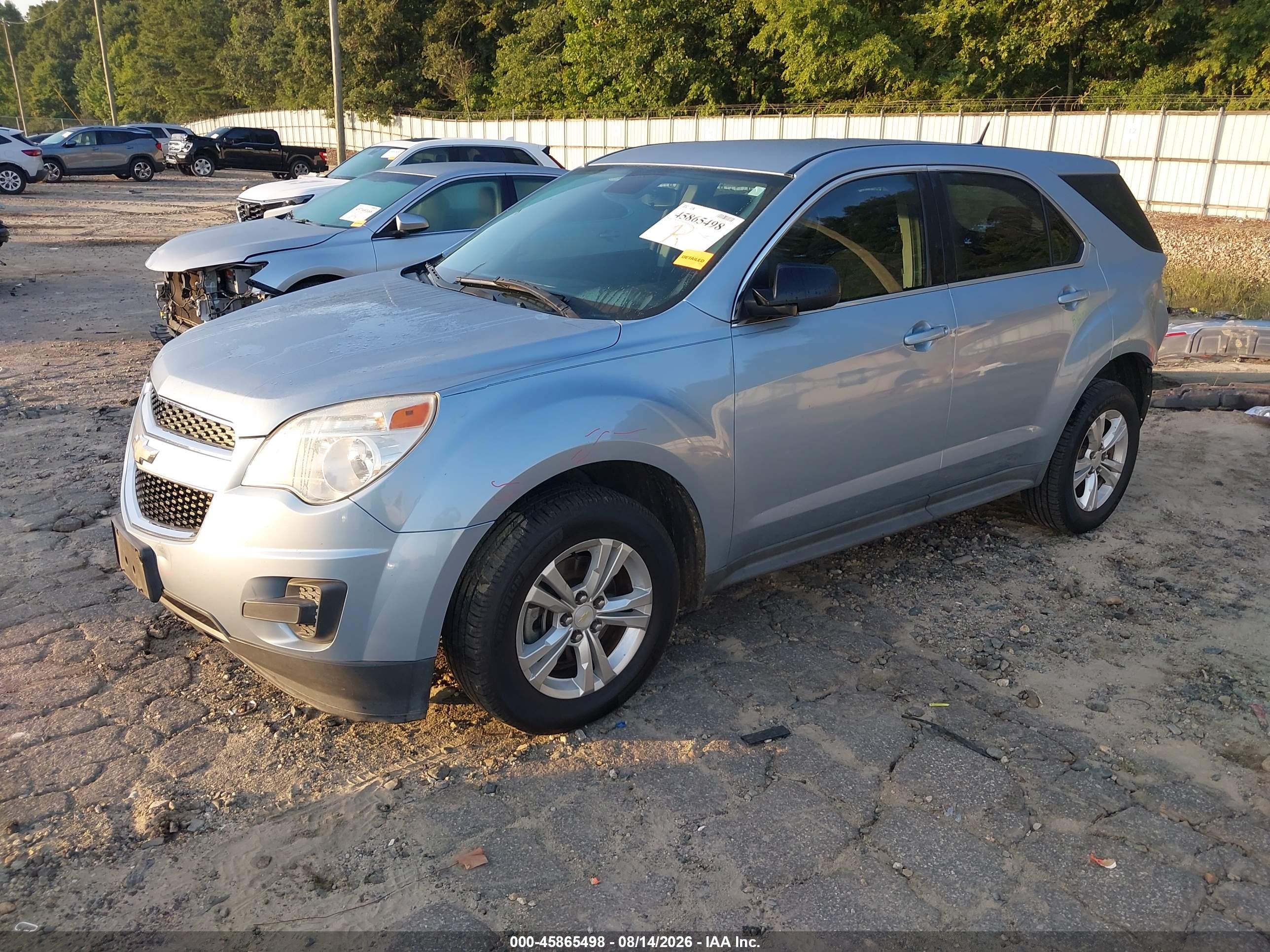 2014 CHEVROLET EQUINOX LS — I2