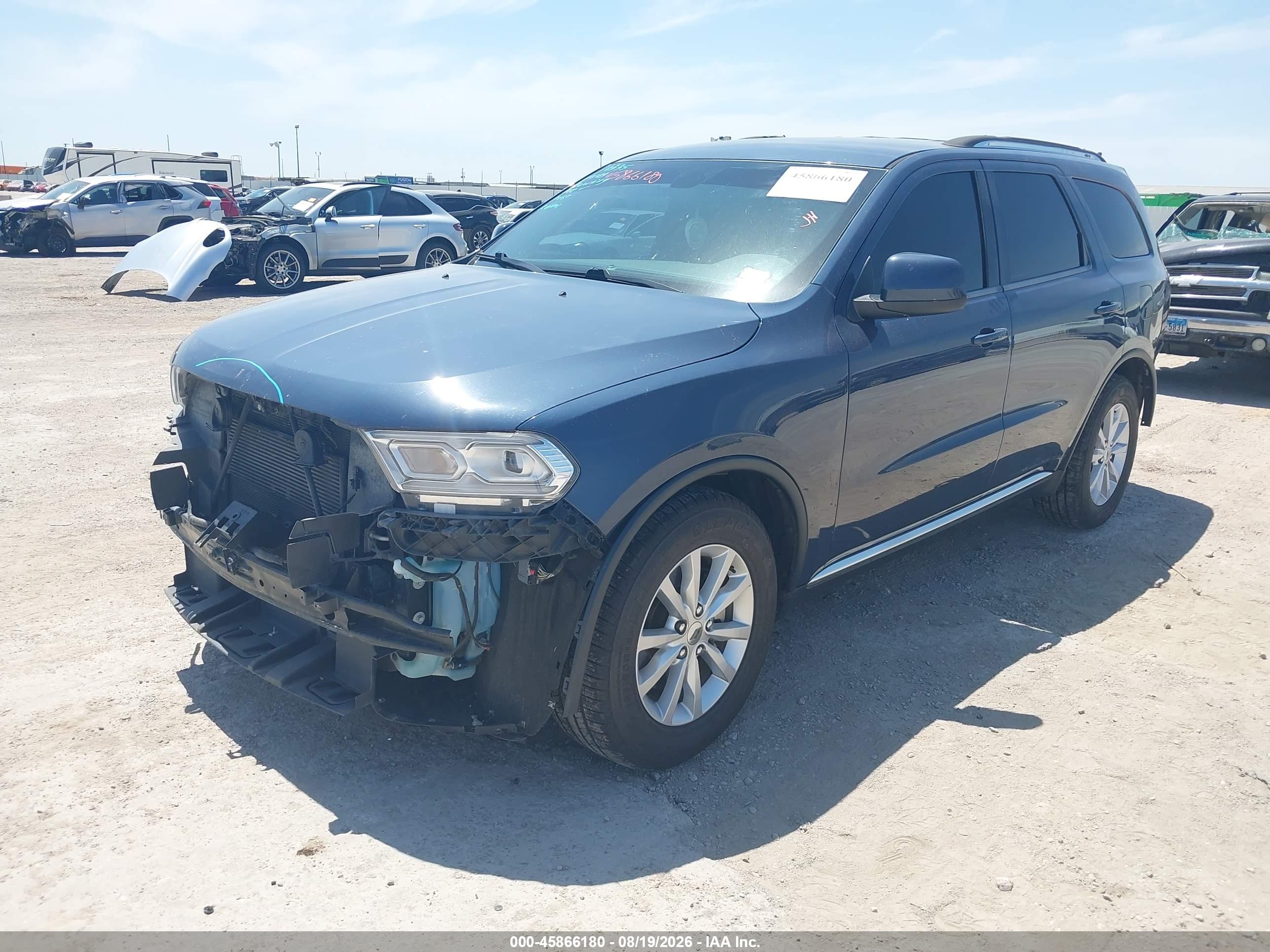 2021 DODGE DURANGO SXT PLUS RWD — I2