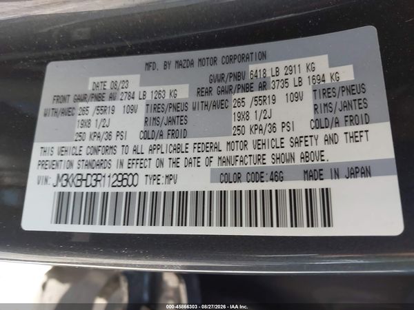 2024 MAZDA CX-90 3.3 TURBO PREFERRED — I9