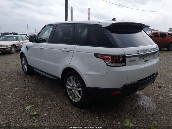 2016 LAND ROVER RANGE ROVER SPORT 3.0L V6 SUPERCHARGED SE — I3