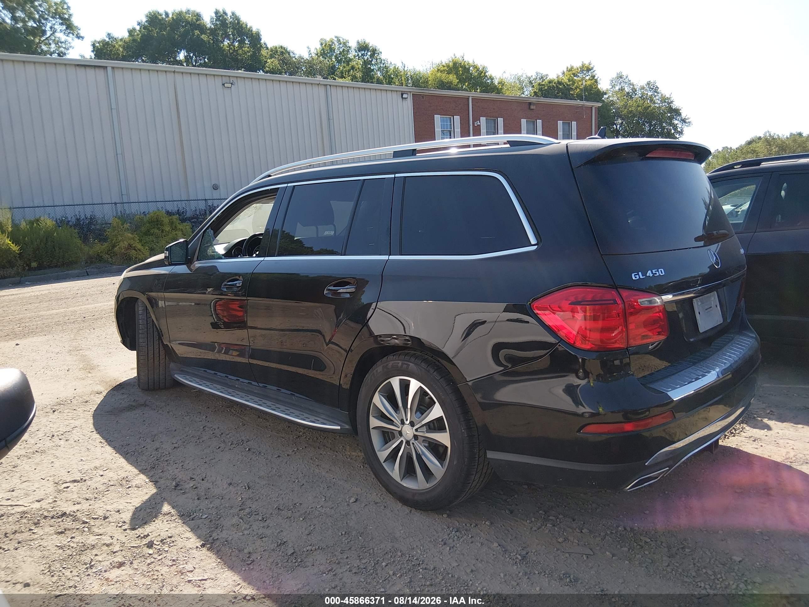 2013 MERCEDES-BENZ GL 450 4MATIC