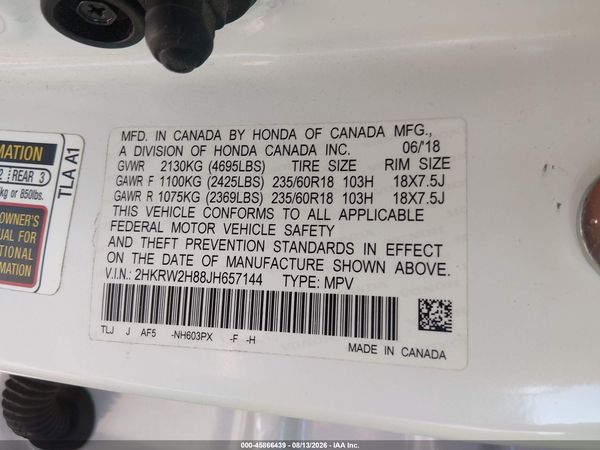 2018 HONDA CR-V EX-L/EX-L NAVI