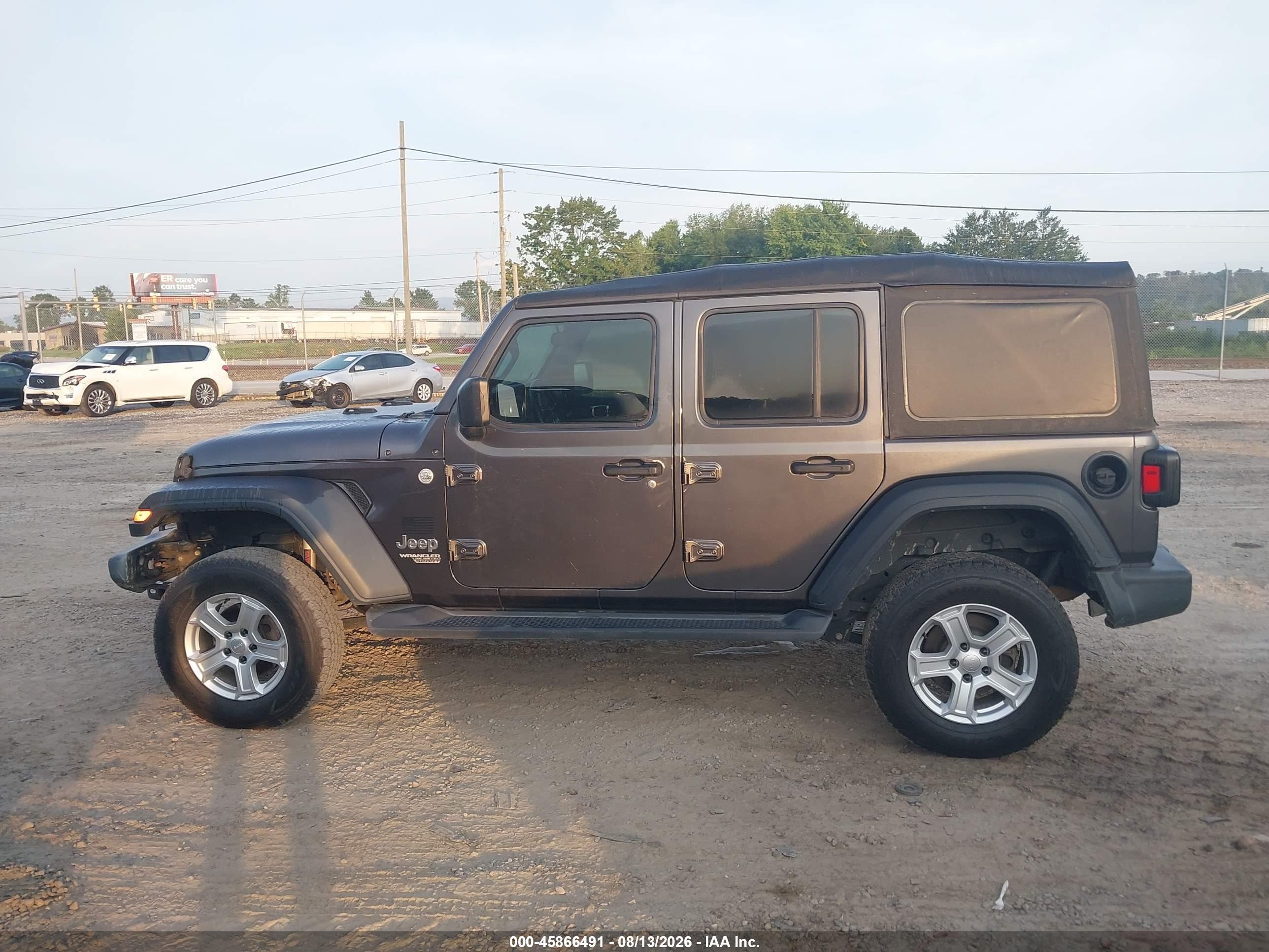 2018 JEEP WRANGLER UNLIMITED SPORT S 4X4
