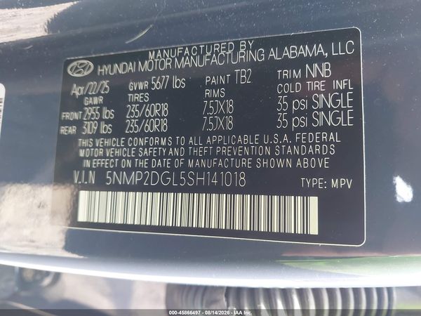 2025 HYUNDAI SANTA FE SEL