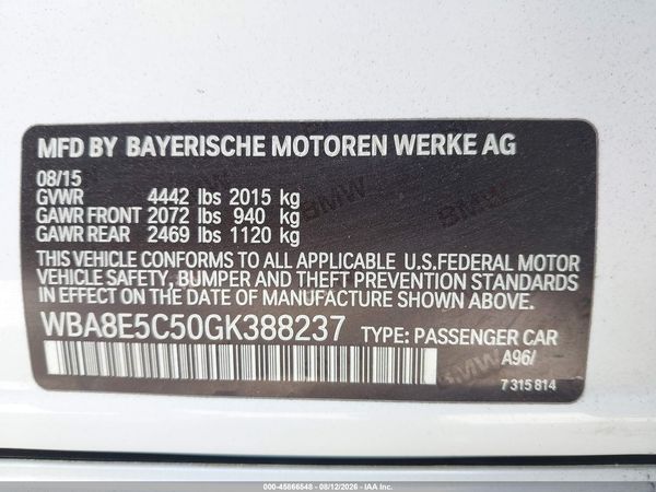 2016 BMW 328D