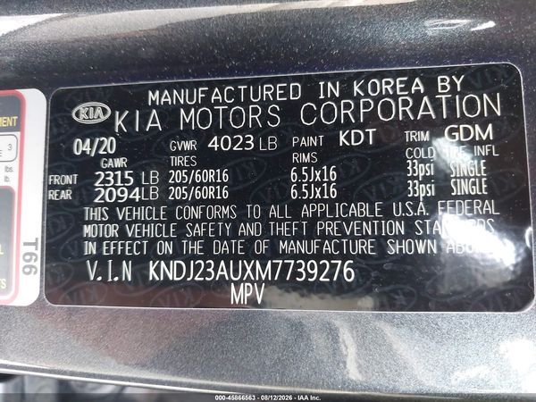 2021 KIA SOUL S