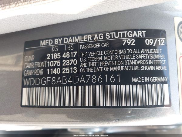 2013 MERCEDES-BENZ C 300 SPORT 4MATIC