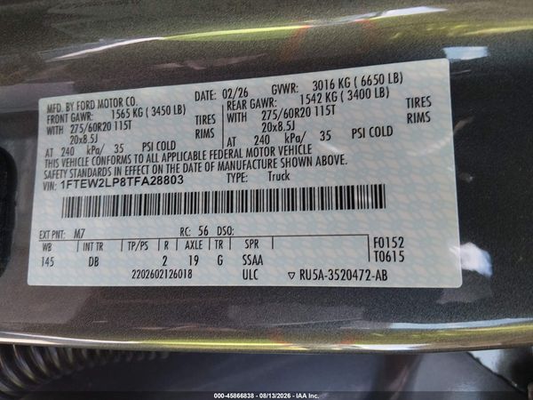 2026 FORD F-150 STX