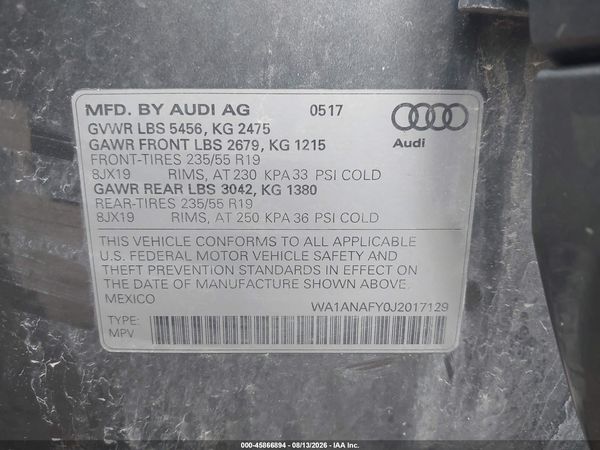 2018 AUDI Q5