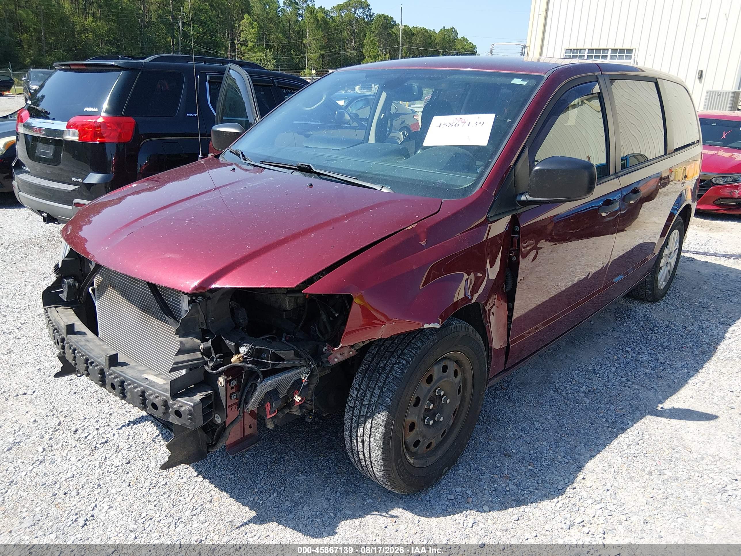 2019 DODGE GRAND CARAVAN SE — I2