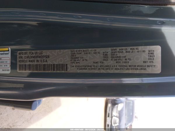 2024 JEEP WRANGLER 4XE SPORT S 4XE