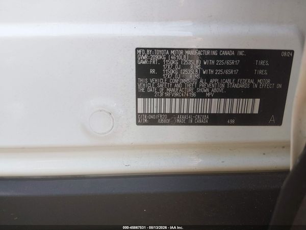2024 TOYOTA RAV4 LE