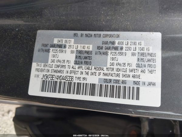 2021 MAZDA CX-5 SIGNATURE — I9