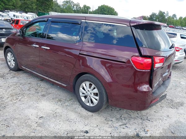2017 KIA SEDONA SX LUXURY