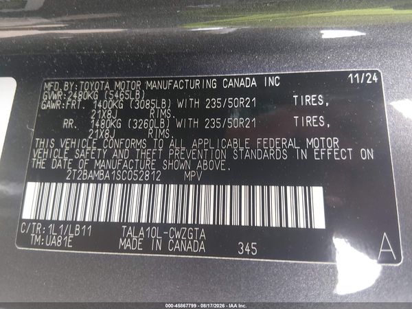 2025 LEXUS RX 350 PREMIUM PLUS