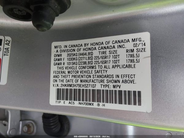 2014 HONDA CR-V EX-L