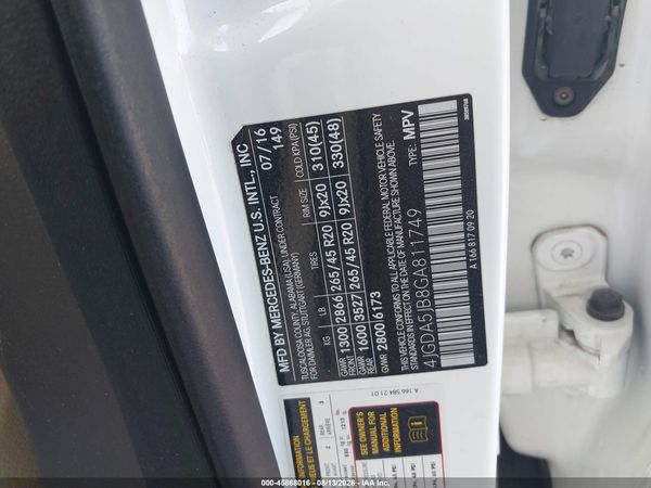 2016 MERCEDES-BENZ GLE 350 GLE350