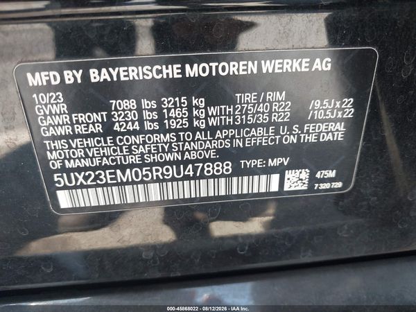 2024 BMW X7 XDRIVE40I
