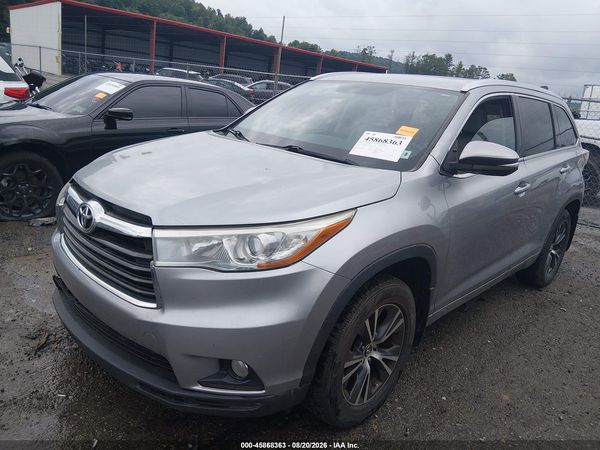 2016 TOYOTA HIGHLANDER XLE V6