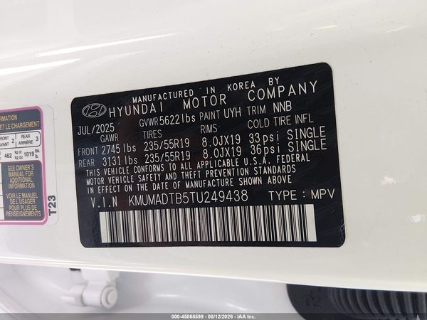 2026 GENESIS GV70 2.5T