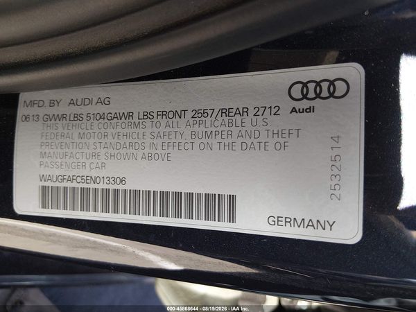 2014 AUDI A6 2.0T PREMIUM