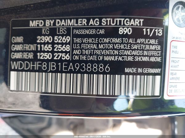 2014 MERCEDES-BENZ E 350 4MATIC