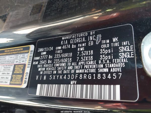 2024 KIA SPORTAGE SX