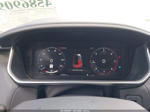 2019 LAND ROVER RANGE ROVER SPORT HSE TD6