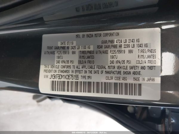 2019 MAZDA CX-5 GRAND TOURING