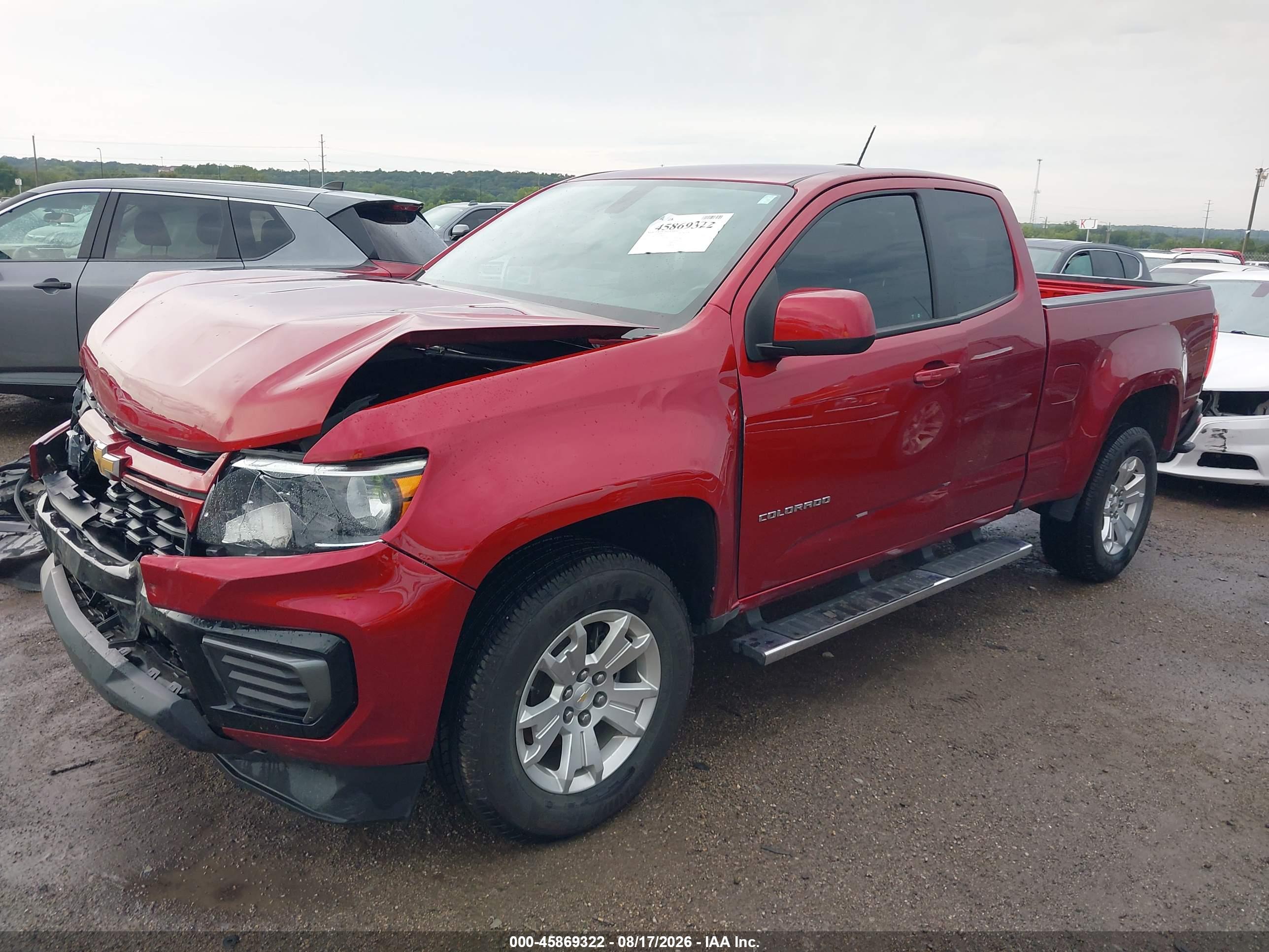 2021 CHEVROLET COLORADO 2WD  LONG BOX LT — I2