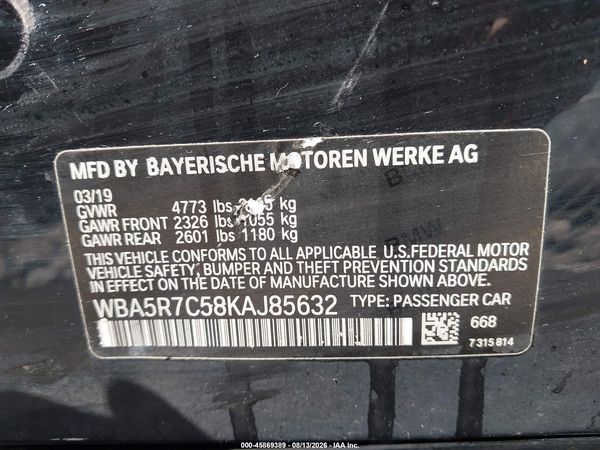2019 BMW 330I XDRIVE
