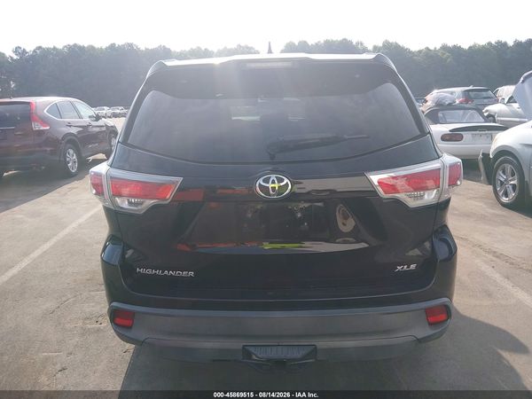 2016 TOYOTA HIGHLANDER XLE V6