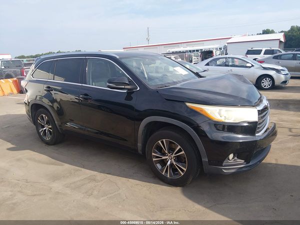 2016 TOYOTA HIGHLANDER XLE V6