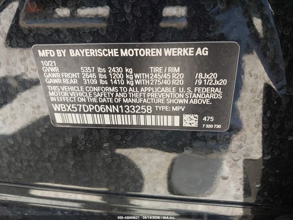2022 BMW X3 XDRIVE30I