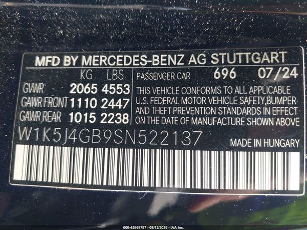 2025 MERCEDES-BENZ CLA 250 COUPE