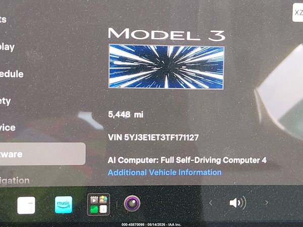 2026 TESLA MODEL 3